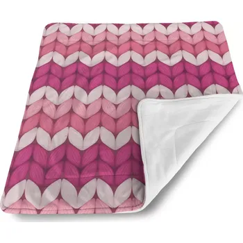 deka Sablio Deka pro miminko Střídajíci růžové pletení - 80x100 cm