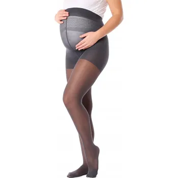 Dámské punčochy Punčocháče 40 DEN průhledné se vzorem MS-109 Grafitová L