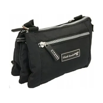 Kabelka Black Hawk ledvinka na rameno / taška - černá