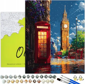 MALOVÁNÍ PODLE ČÍSEL Londýn Obrázky k Malování podle čísel S RÁMEM Oh Art!