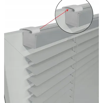 Žaluzie Hliníková žaluzie 25 mm STŘÍBRNÁ horizontální hotová na míru 50x130 cm