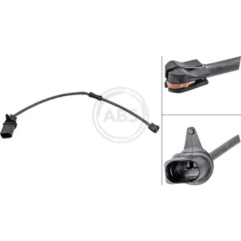 Brzdová destička Výstražný kontakt, opotřebení obložení A.B.S. 39981