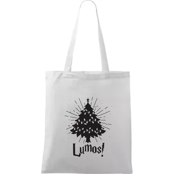 Harry - Lumos stromeček - Taška bavlněná - 42 x 38 cm ( Bílá )