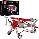 Červený dvojplošník Mould King 24049