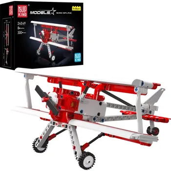 ostatní stavebnice Červený dvojplošník Mould King 24049
