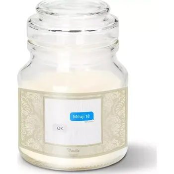 Svíčka Sablio Svíčka Miluji tě, OK - 120 g
