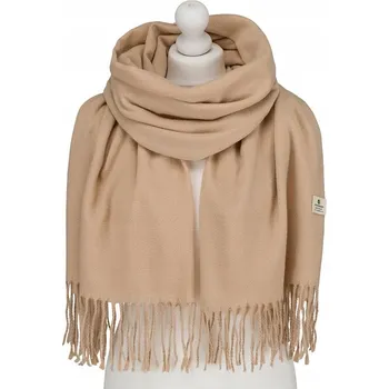 Šála ŠÁLA světle béžová, PŘÍJEMNÁ A TEPLÁ PETERSON 70x180 cm