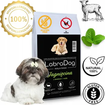 Krmivo pro psa Krmivo pro dospělého psa LabraDog Superfood jehněčí malé plemeno 2kg