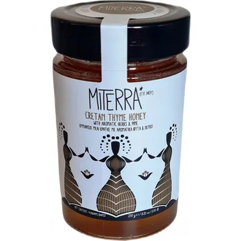 TYMIÁNOVÝ MED S BYLINKAMI A BOROVICÍ MITERRA ŘECKO