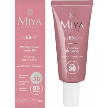 Přípravek na tvář BB krém Miya My BB Cream béžový SPF 21-30 40 ml