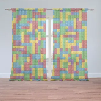 Záclona Sablio Záclony Barevná stavebnice: 2ks 150x250cm