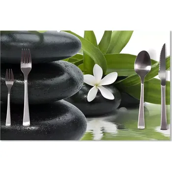 prostírání Sablio Prostírání Květ s kameny: 40x30cm