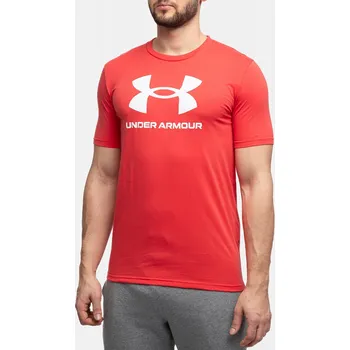 Pánská móda Pánské tričko Under Armour Sportstyle Logo červené 1382911 814 L