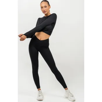 Dámské legíny NEBBIA Legíny s vysokým pasem ELEVATED černá L