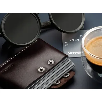 Peněženka Pularys peněženka z pravé kůže hnědá - unisex