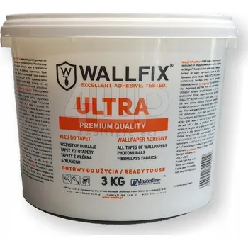 Průmyslové lepidlo Lepidlo na vliesové tapety připravené k použití na stěny Wallfix Ultra 3 kg