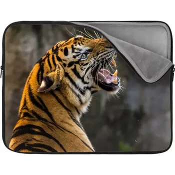 pouzdro na notebook Sablio Obal na notebook Řvoucí tygr - 13"
