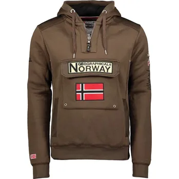 Pánská mikina Pánská mikina Gymclass DB 054 M WW2487H/GN hnědá - Geografic Norway XL