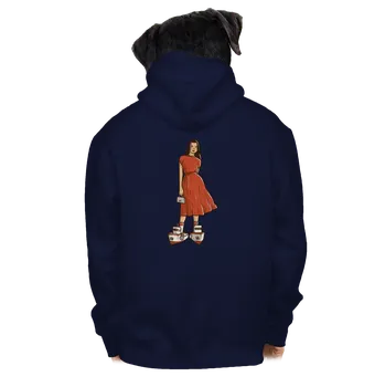 Pánská mikina Bastard Lodičky pánská mikina na zip Navy