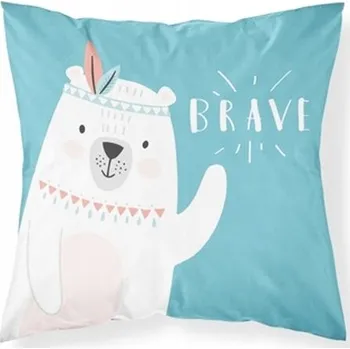 Povlak na polštářek Povlak 40 x 40 polštáře Detexpol MEDVÍDEK