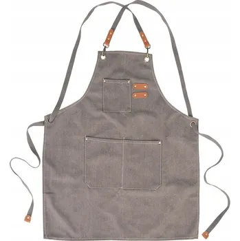 Kuchyňská zástěra AG930A KUCHYŇSKÁ ZÁSTĚRA BÍLÁ NA VÁZÁNÍ