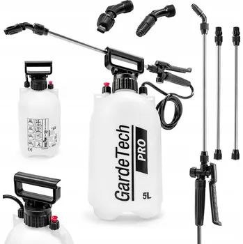 Postřikovač Ruční postřikovač GardeTech 5 l, 128 cm, 3,2 bar