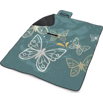 deka Sablio Plážová deka Motýli: 200x140 cm