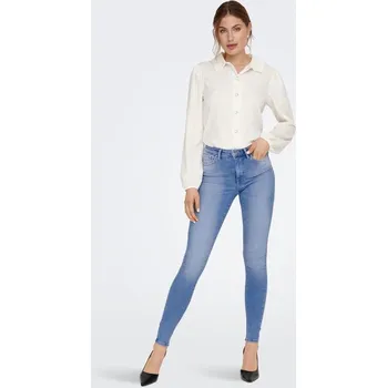 Dámské džíny ONLY MODRÉ DŽÍNY ÚZKÉ NOHAVICE (24)