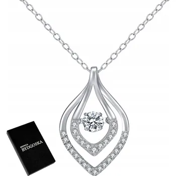 Náhrdelník STŘÍBRNÝ NÁHRDELNÍK ŘETÍZEK S PŘÍVĚSKEM STŘÍBRO 925