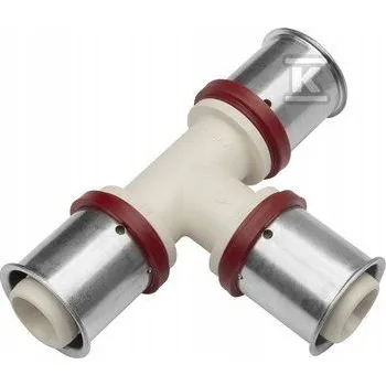 rozdělovač topení KAN-therm Press PPSU T-rozdělovač s lisovacím kroužkem 32x32x32 1009257020 KAN-THERM