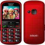 EVOLVEO EasyPhone XS, mobilní telefon pro seniory, červený