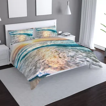 Povlečení Sablio Povlečení Vlny - 140x200 / 90x70