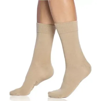 Pánské ponožky Dámské bambusové ponožky BAMBUS LADIES COMFORT SOCKS - BELLINDA - béžová 39 - 42