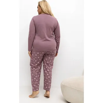 Pánské pyžamo Pyžamo DU PI FP 500.25 tmavě růžové 3XL