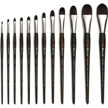 Umělecký štětec Štětec Raphael Textura filbert - kočičí jazýček tuhé vlákno, 12