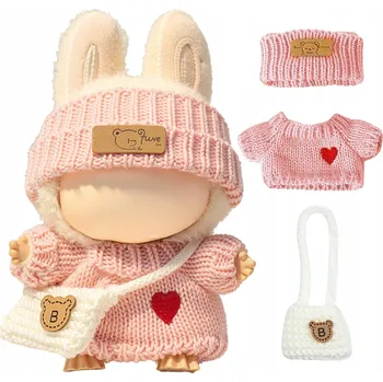 Doplněk pro panenku OBLEČENÍ PRO PANENKU LABUBU, KOSTÝM, PŘEVLEK - BEZ PANENKY/MAŇÁSKA plyšáci šaty