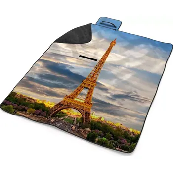 deka Sablio Plážová deka Eiffel Tower 3: 200x140 cm