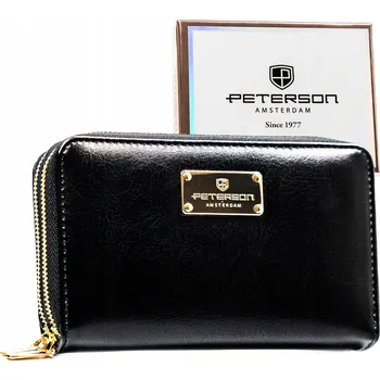 Peněženka Peterson peněženka eko kůže černá - dámská