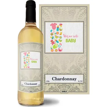 Víno Sablio Bílé víno Vítej na světě, baby: 0,75 l