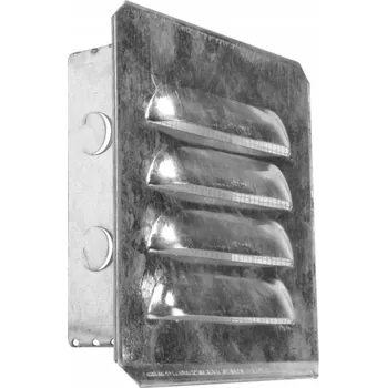 Větrací mřížka Ventilační mřížka Ventilační Swe stříbrná