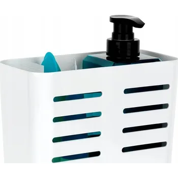 Obraz Polica do sprchy na přísavky 18,5x9x12 cm