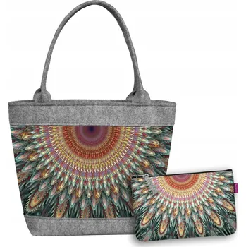 Kabelka Bertoni shopper kabelka polyester vícebarevná