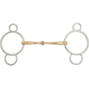 Udidlo pro koně Udidlo pessoa BR Soft Contact jednou lomené 125mm/16mm