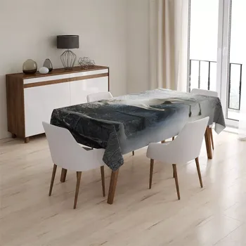 ubrus Sablio Ubrus Bílý kůň: 145x240 cm