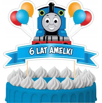 Obraz ZÁPICH DO DORTU Narozeninový Sto let TOMEK A PŘÁTELÉ VLAK TOPPERY 2