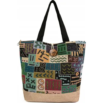 Szaleo shopper kabelka polyester vícebarevná