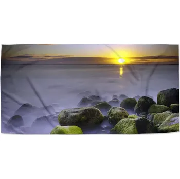 Osuška Sablio Ručník Kameny v jezeře - 30x50 cm