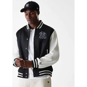 Pánský bomber Pánská bunda New Era NEW YORK YANKEES MLB BOMBER S Černá, Bílá, Tmavě modrá