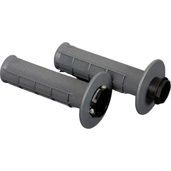 grip Gripy MX Lock-On Half Waffle Renthal tmavě šedá Medium