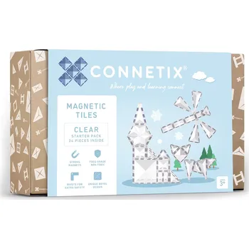 ostatní stavebnice CONNETIX Magnetická stavebnice - Clear Pack (34 ks)